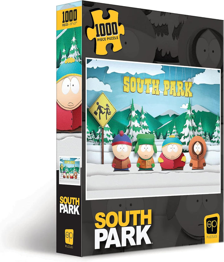 South Park Paper Bus Stop 1000 Piece Jigsaw Puzzle