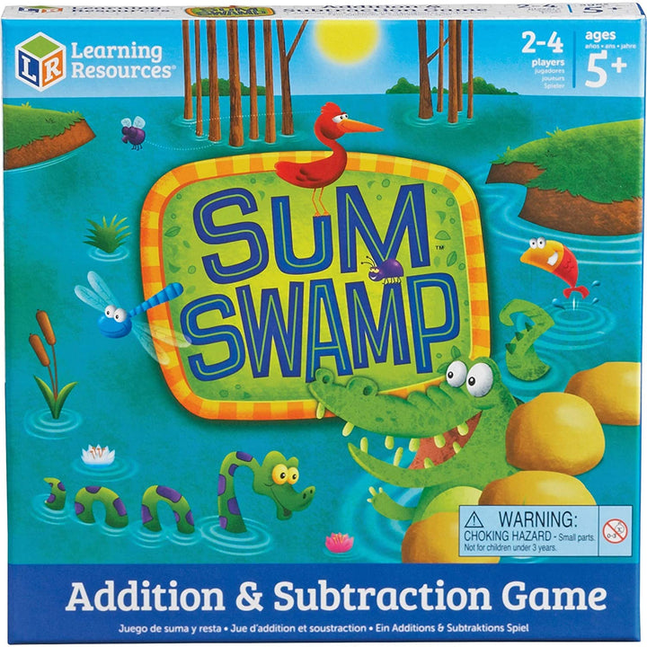 Recursos de aprendizaje Juego de suma y resta de Sum Swamp y recursos de aprendizaje Sight Word Bingo