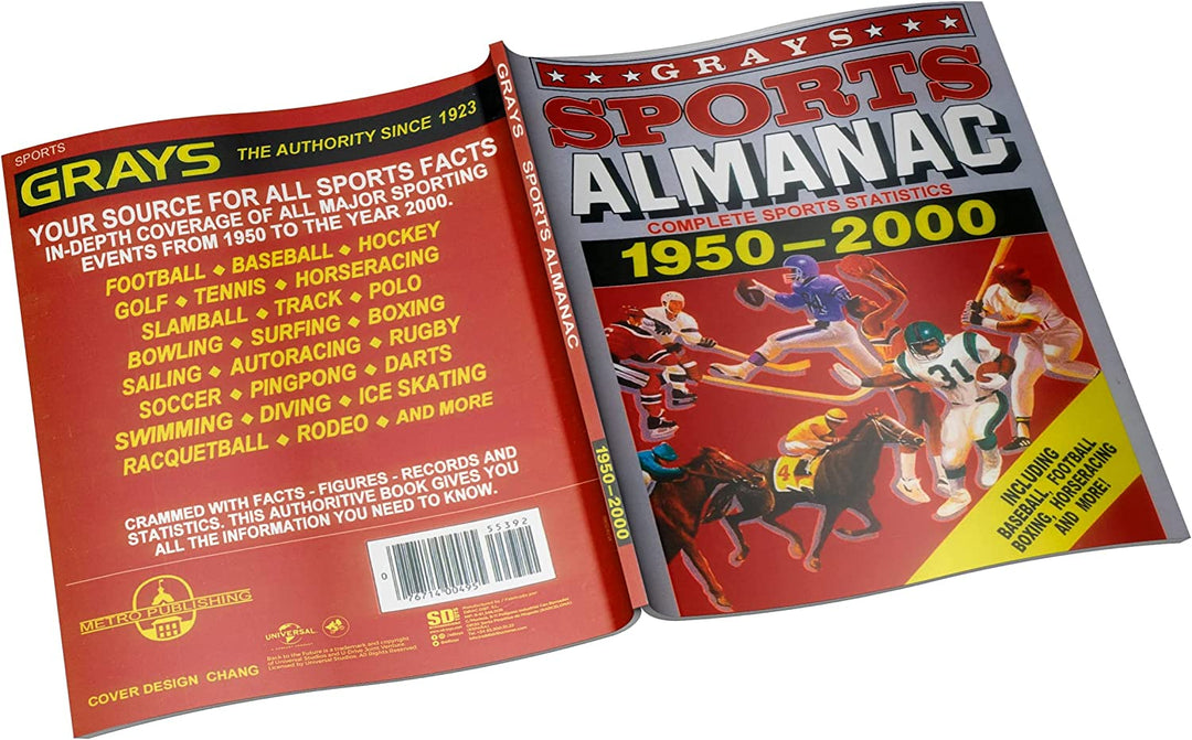 RETOUR VERS LE FUTUR - Grays Sports Almanac - Cahier