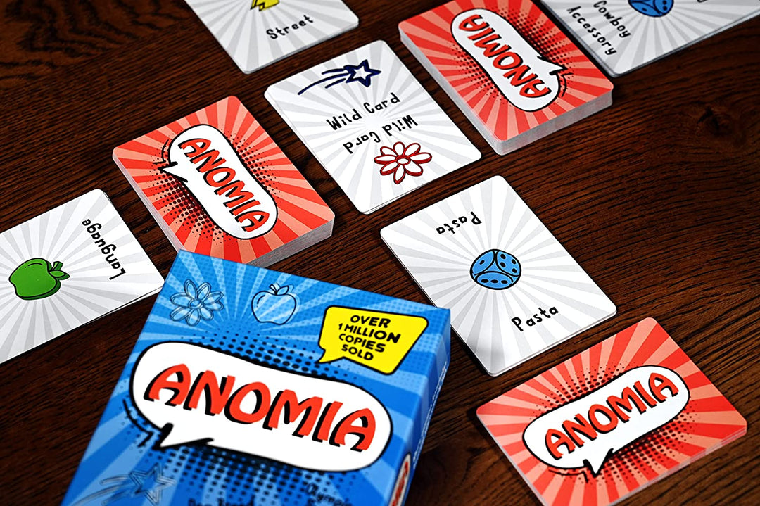 Coiledspring Games | Anomia Game | Card Game | Ages 10+ | 3-6 Players | 30 Minutes Playing Time