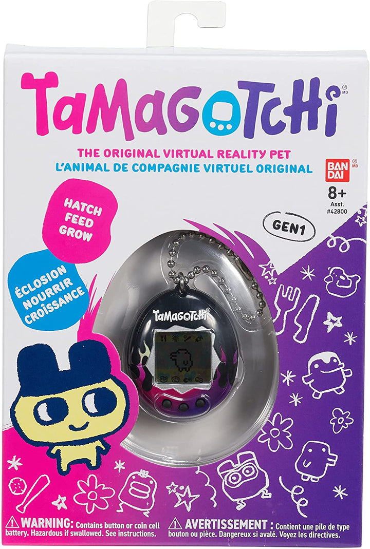 Tamagotchi 42885NBNP Original Flames -Feed, Care, Nurture-Virtual Pet with Chain