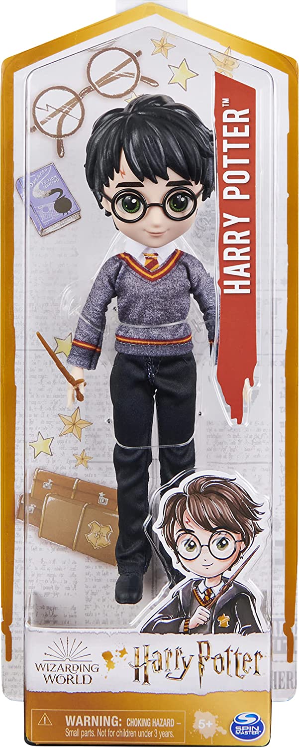 8-inch Harry Potter Doll - Poseable Action Figure with Wand & Glasses 5