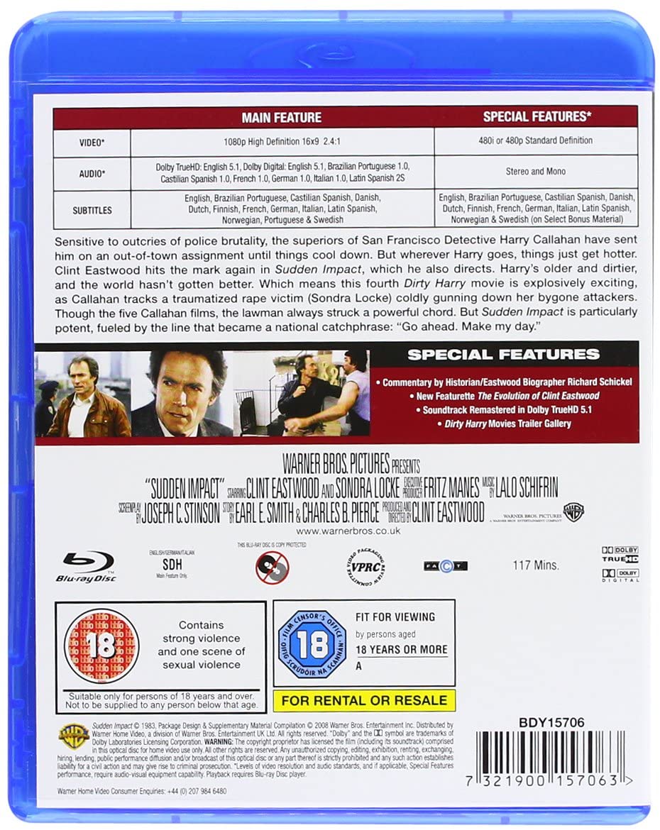 Dirty Harry Collection (1971-1988) - Blu-ray 5