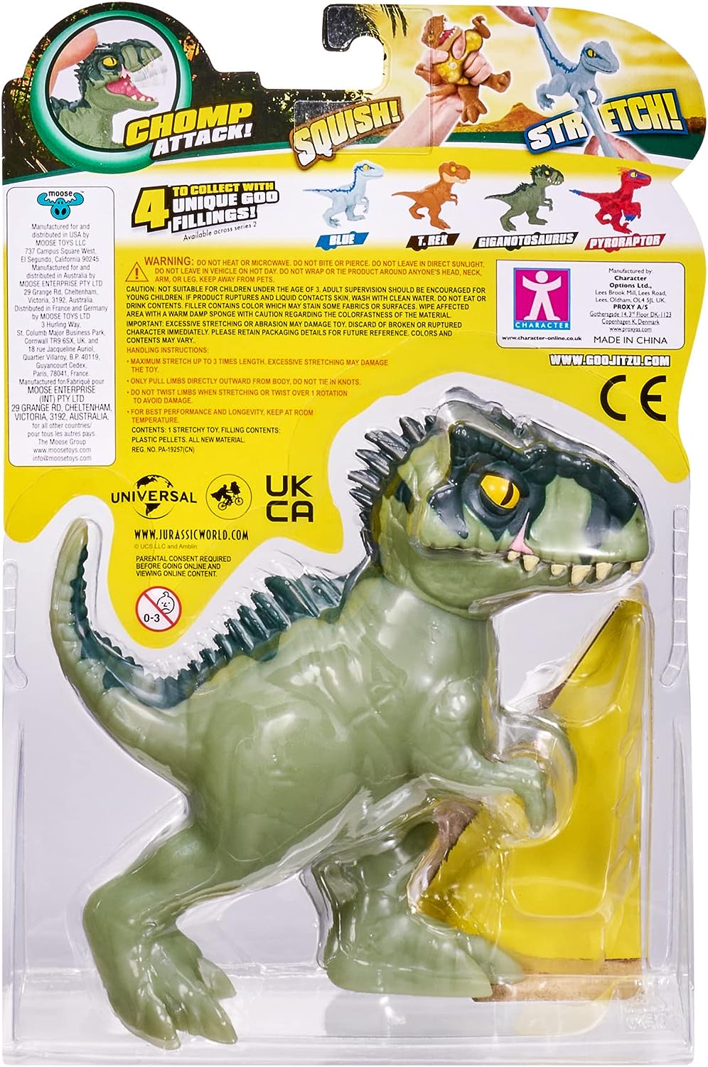 HEROES OF GOO JIT ZU JURASSIC WORLD SINGLE PACK - GIGANTOSAURUS