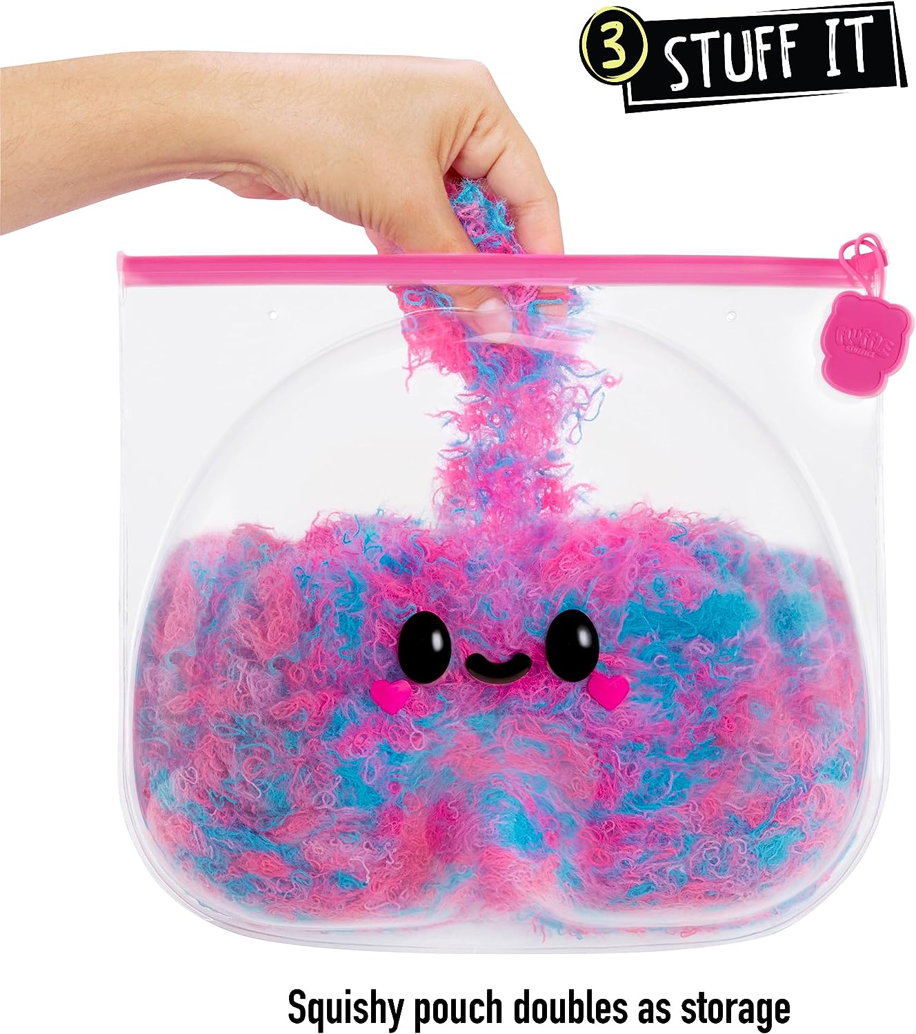 Fluffie Stuffiez, großes Plüsch-Regenbogen-Stofftier – 3 Spielmöglichkeiten: Ziehen und Enthüllen, für Kinder ab 4 Jahren 6