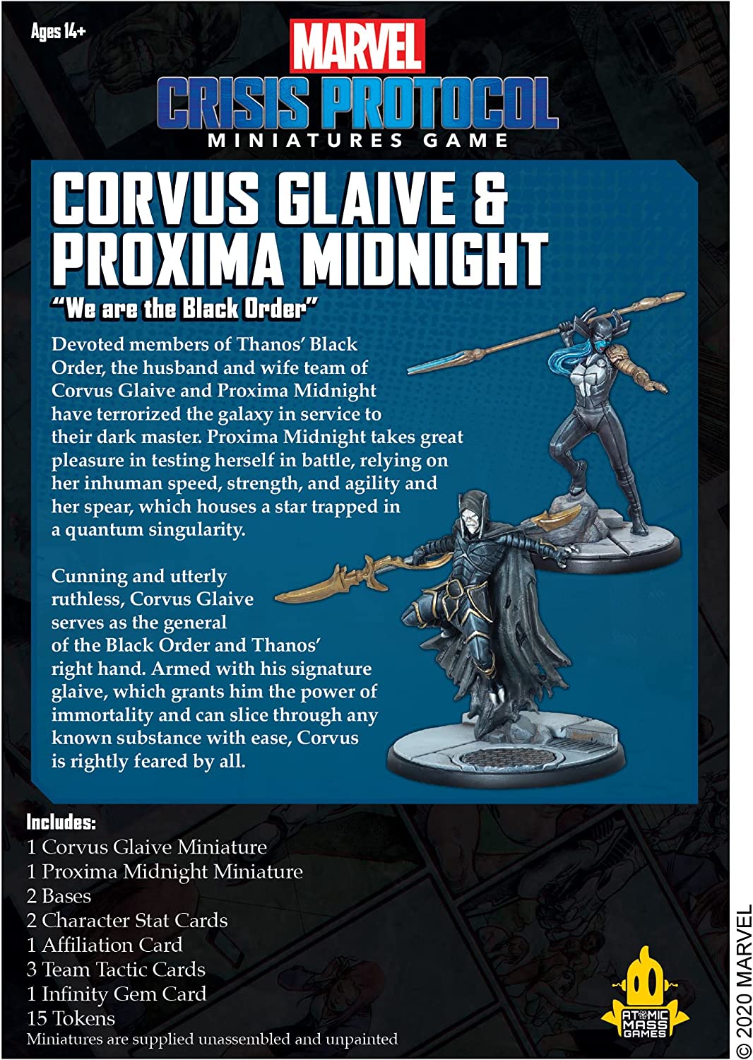 Marvel Crisis Protocol: Corvus Glaive and Proxima Midnight