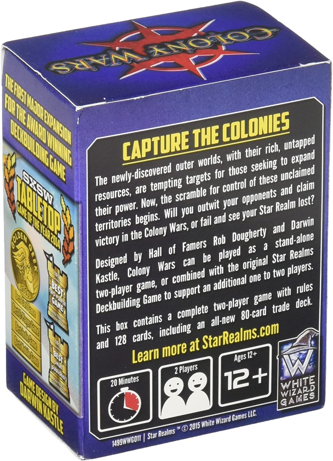 White Wizard Games Star Realms: Colony Wars Card Game 2