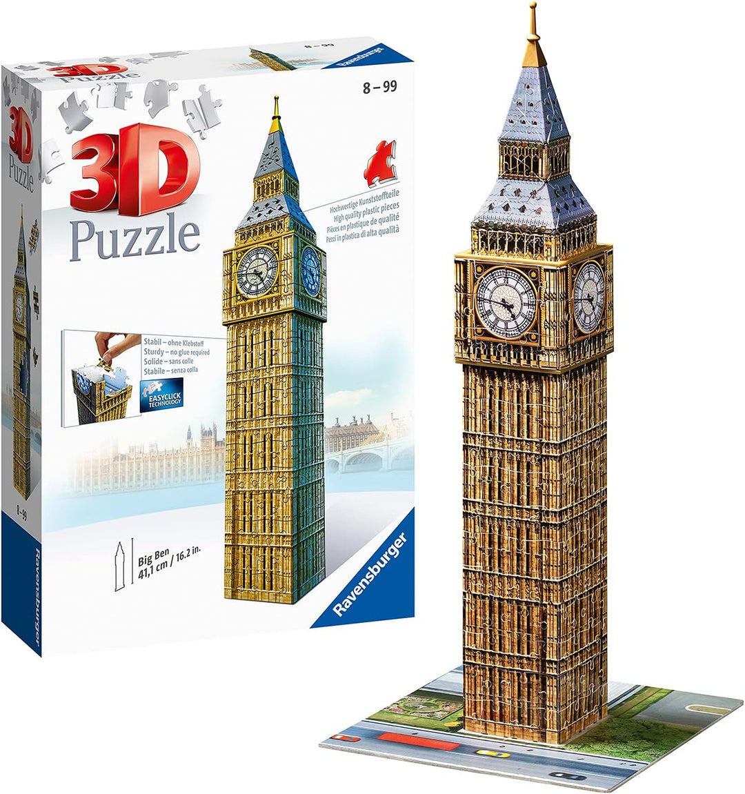 Ravensburger Big Ben 3D Jigsaw Puzzle for Adults and Kids Age 8 Years Up