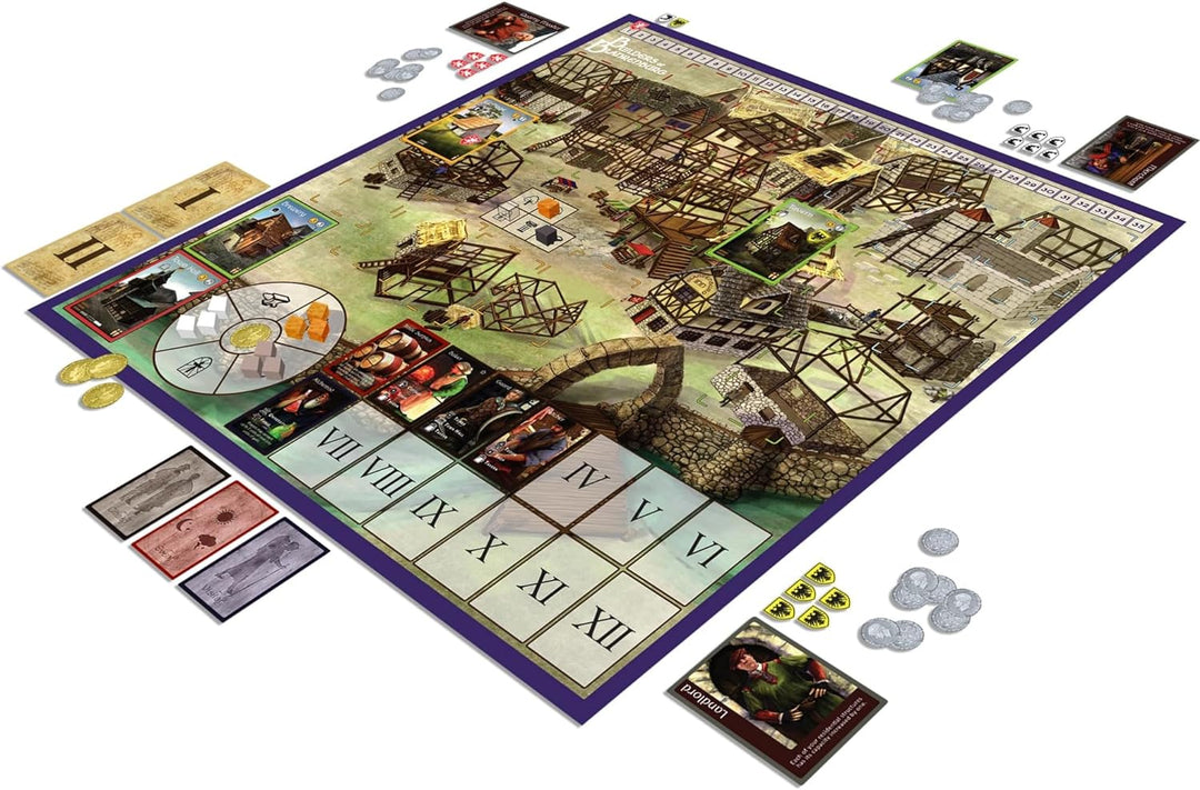 Builders of Blankenburg: 2nd Edition Board Game - Cobblestone Games, Worker Placement