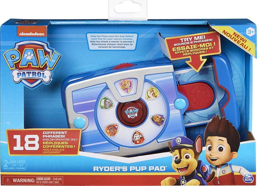 Paw Patrol 6058774 Almohadilla interactiva para cachorros de Ryder