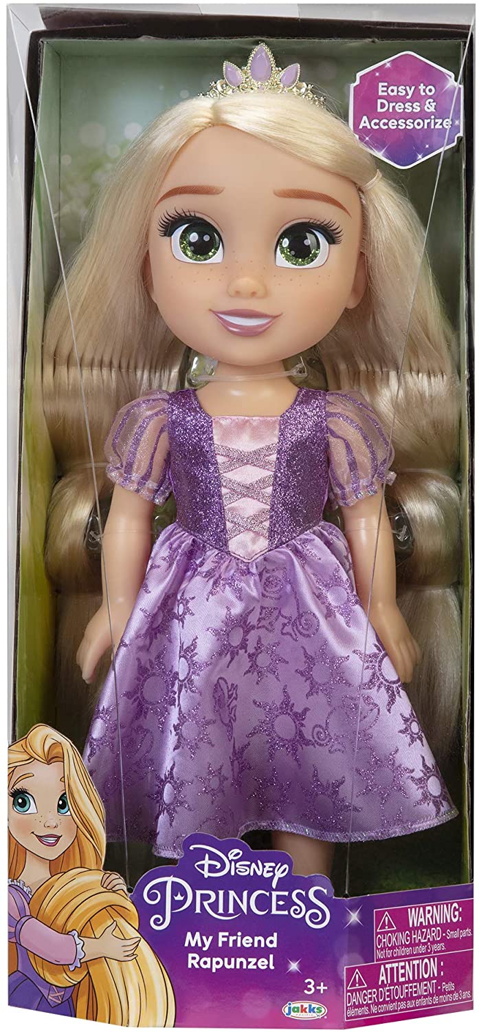 Disney Princess My Friend Rapunzel Doll 14" Tall Includes Removable Outfit and Tiara