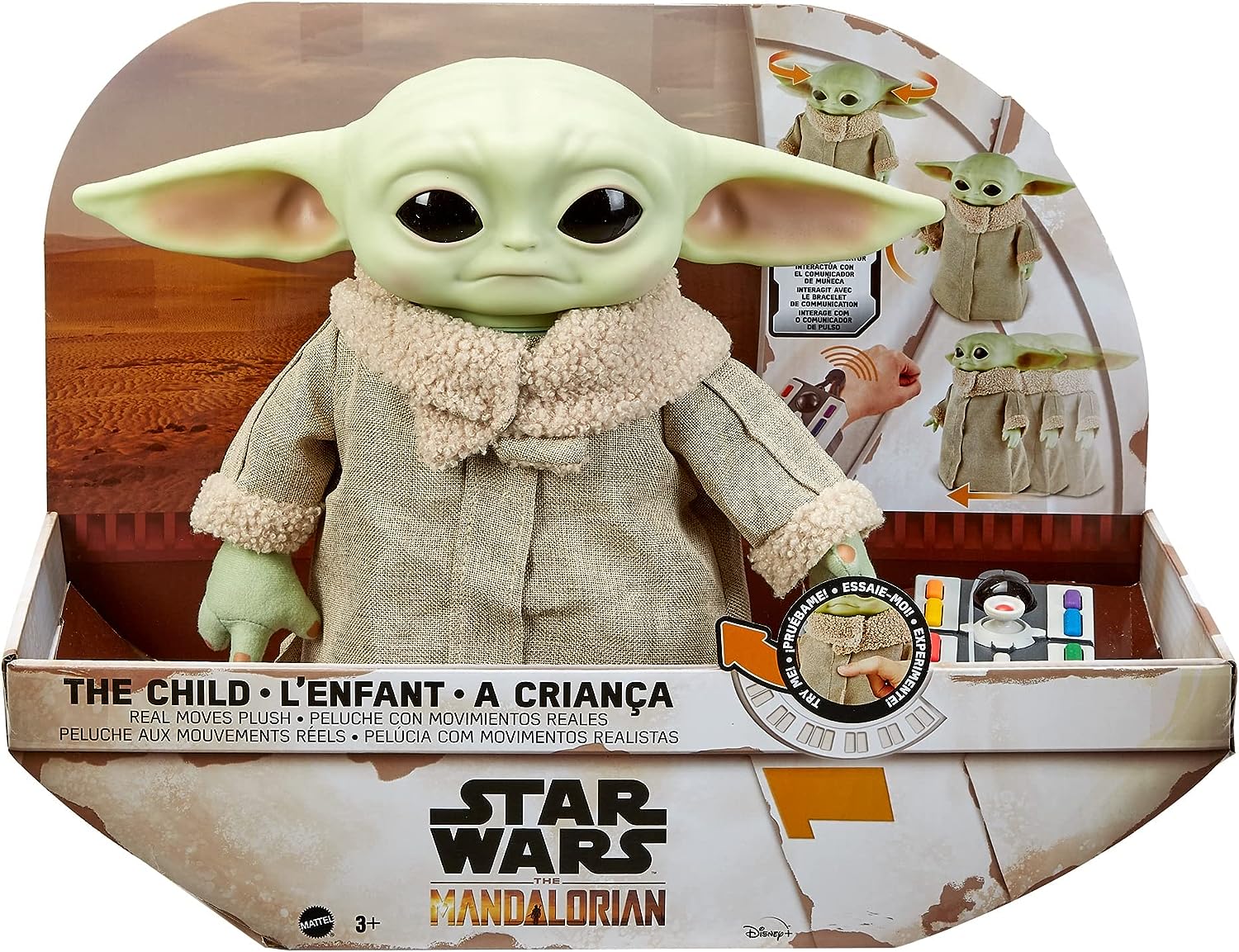 Star Wars Grogu 12-in Plush Motion RC Toy - Remote Control The Child from The Mandalorian 7