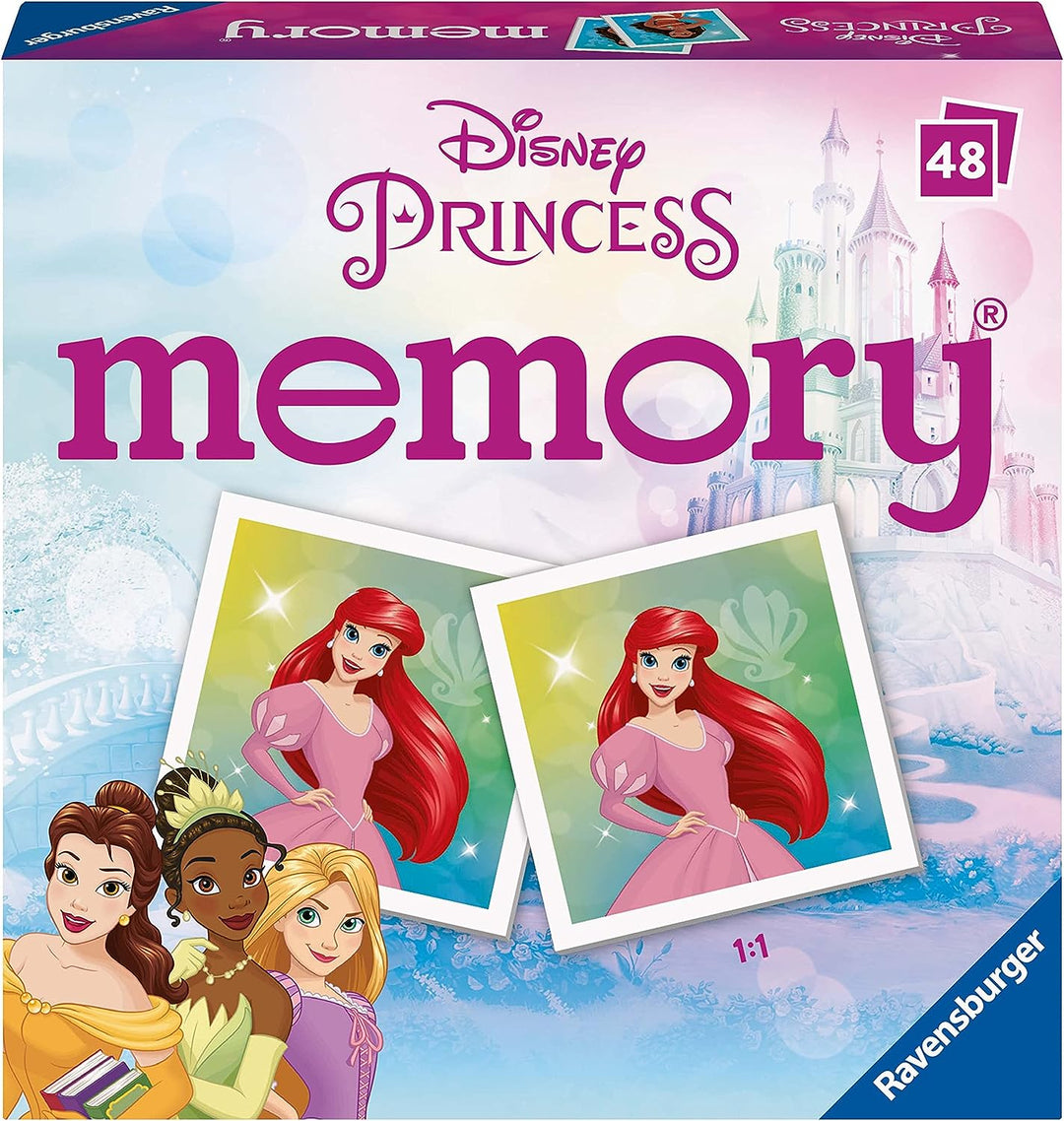 Ravensburger Disney Princess Mini Memory Game - Matching Picture Snap Pairs For Kids