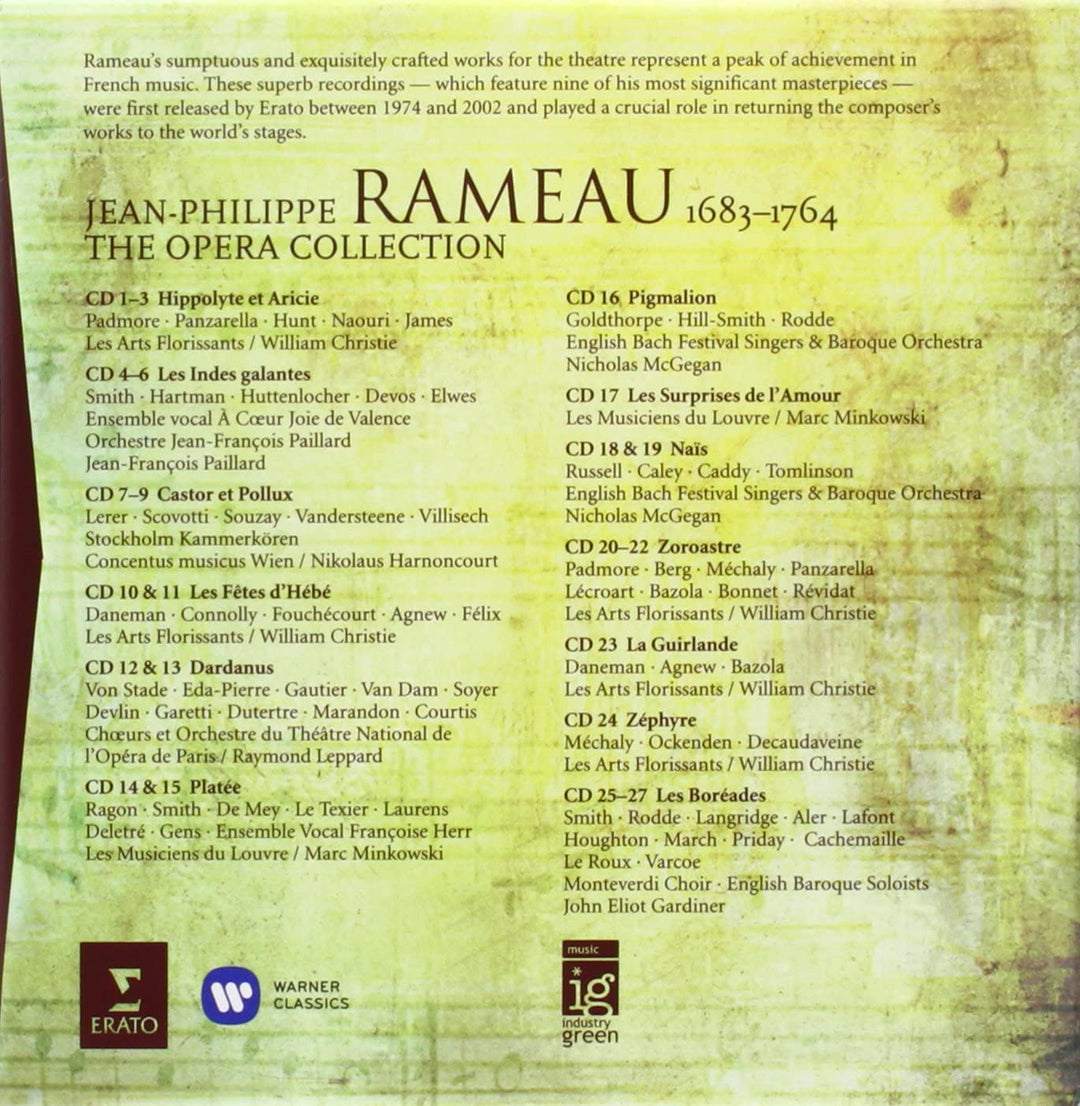 Rameau: The Opera Collection - [Audio CD]