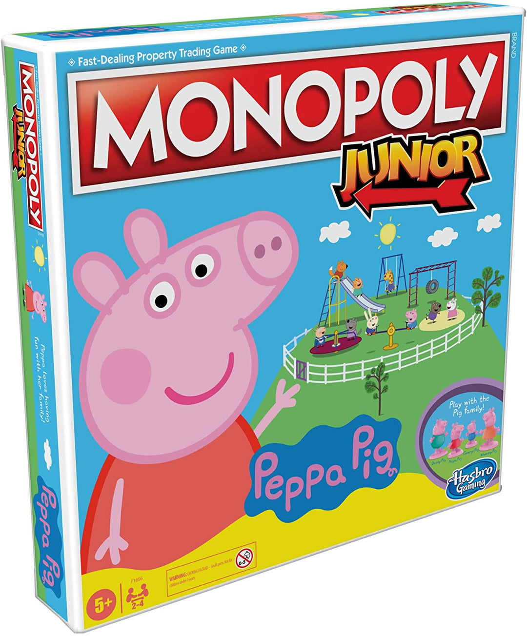Monopoly Junior: juego de mesa Peppa Pig Edition para 2-4 jugadores