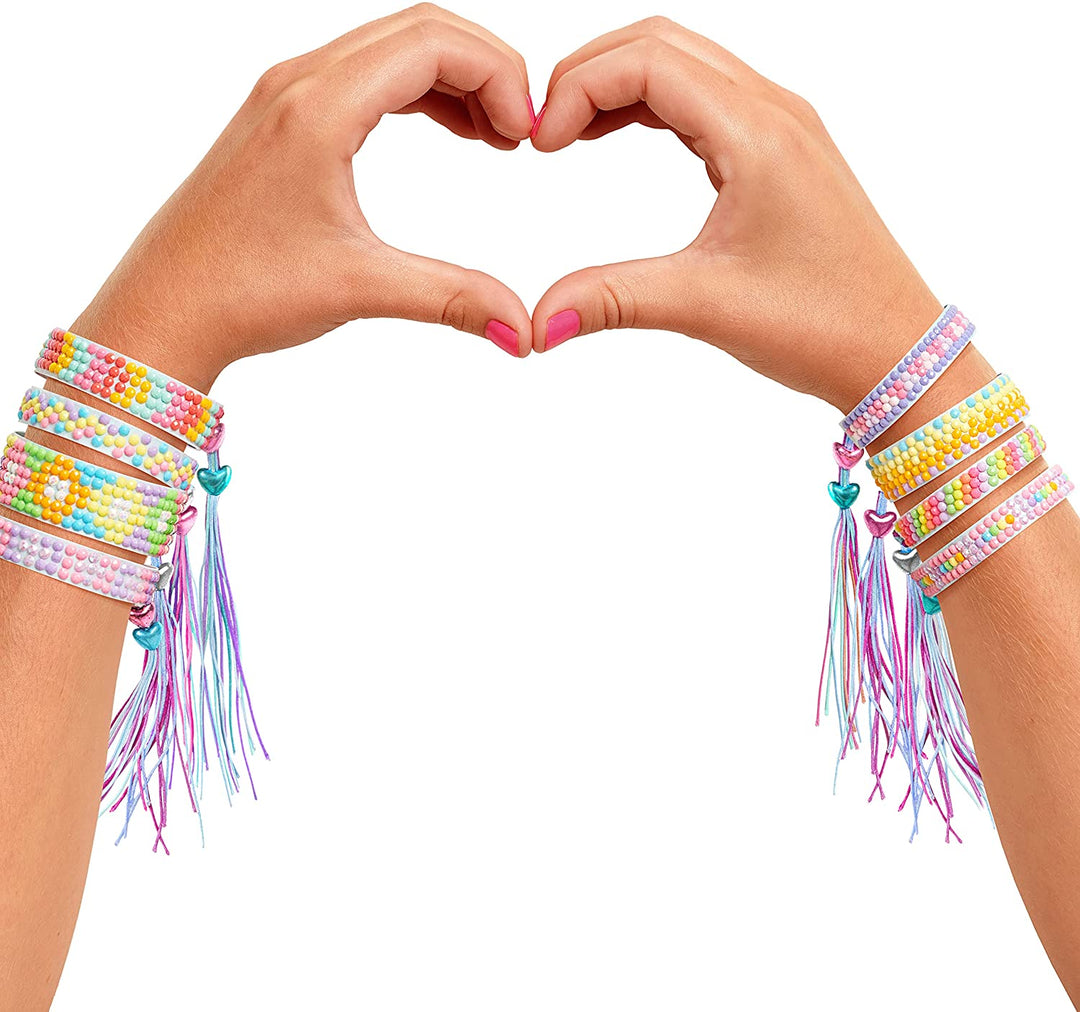 Blingle Bands DIY Gem Friendship Bracelet, 8 Band Deluxe Studio - Arts & Craft Activity for Ages 7 and Up