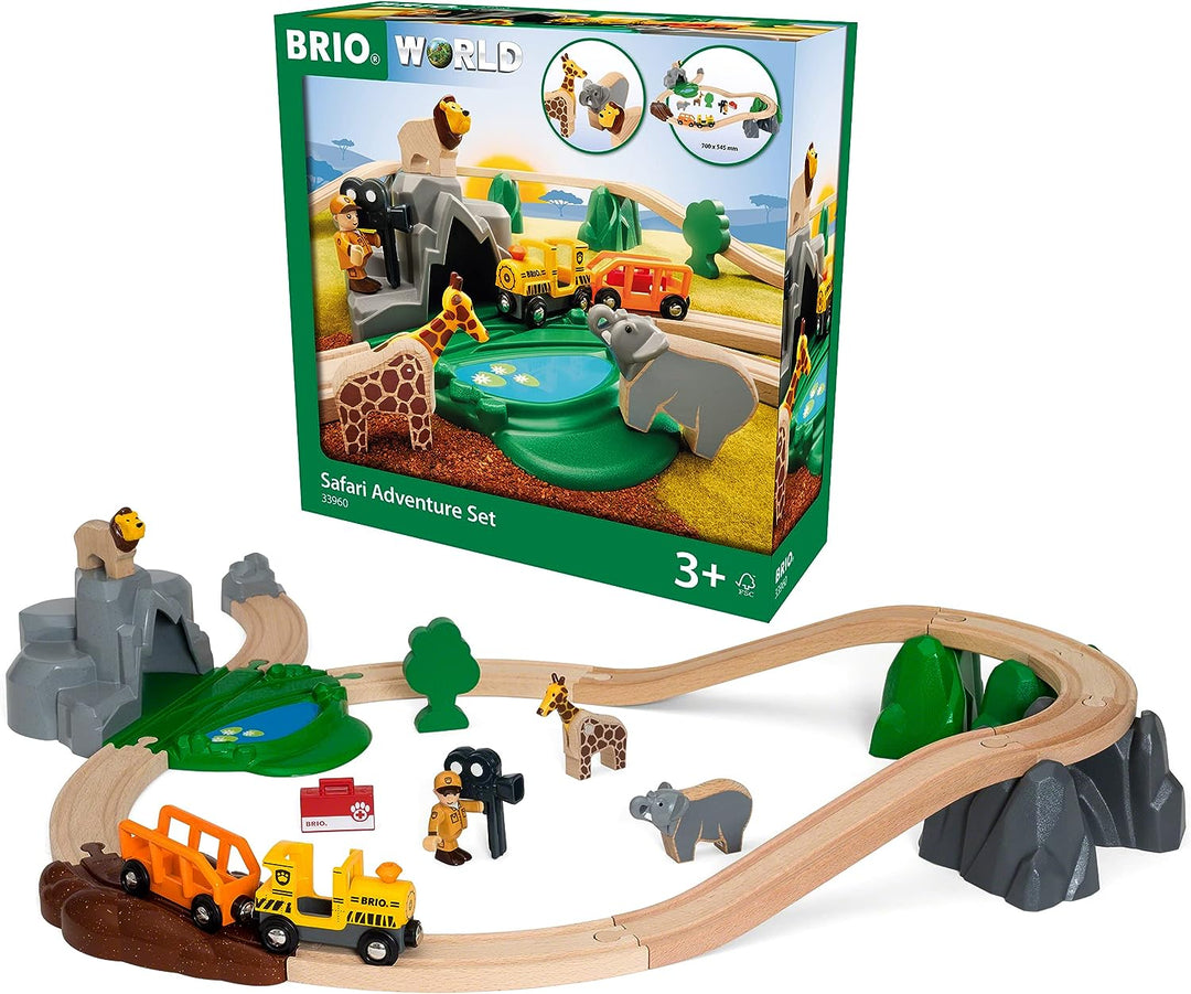 BRIO 33960 Safari Adventure Train Set for Kids