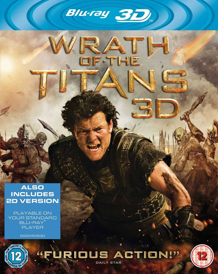 Wrath Of The Titans [2012] [Region Free] - Action/Fantasy [Blu-ray]