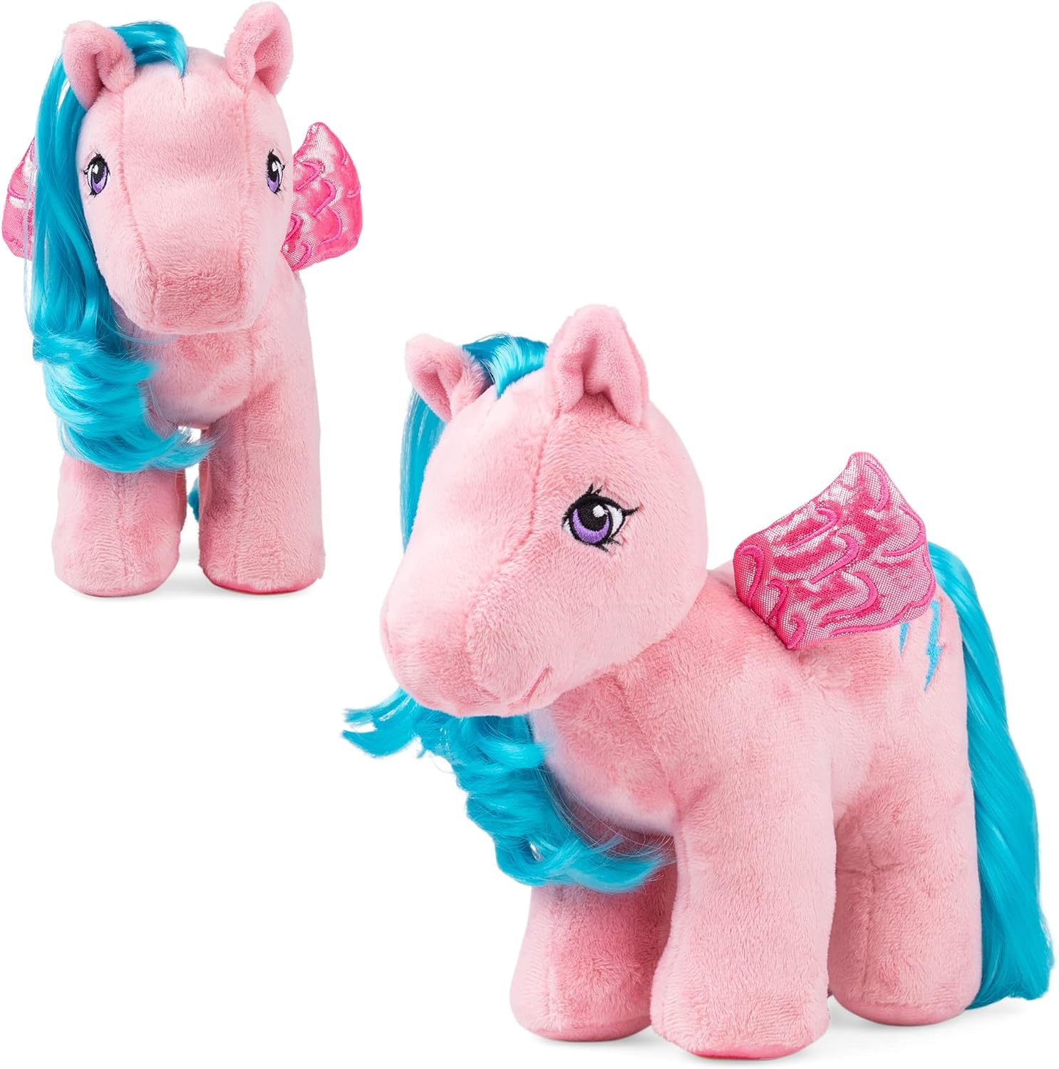 Mein kleines Pony – Retro-Plüsch-Glühwürmchen zum 40. Jahrestag – Vintage-Sammel-Einhorn-Pony für Kinder ab 3 Jahren
