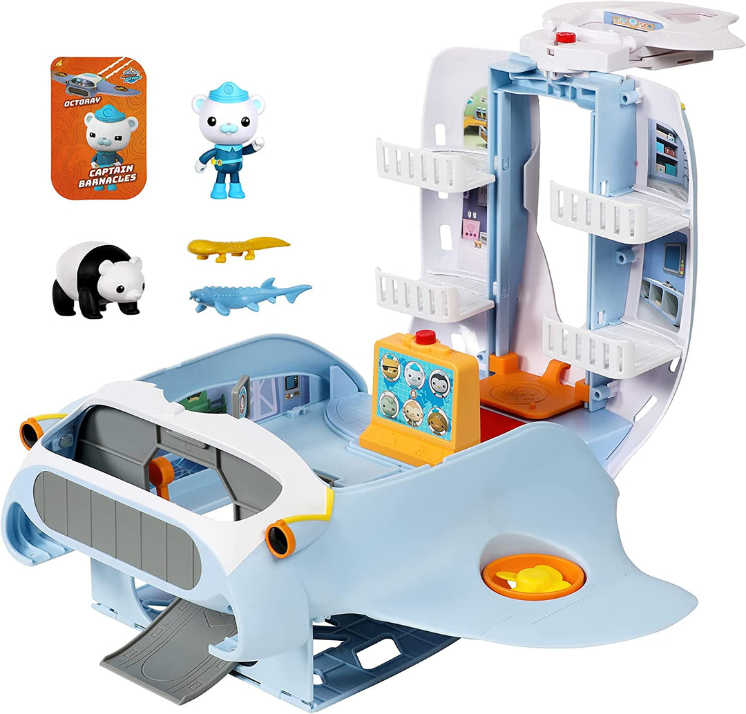 Octonauts 61128 Above & Beyond | Octoray Transforming Playset | 7 Pieces |