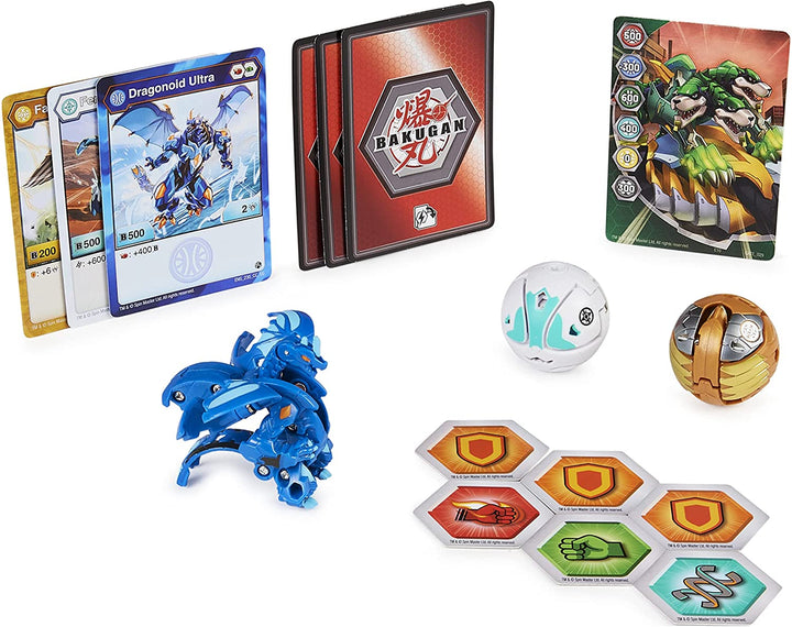 BAKUGAN Geogan Rising 6061567 - Season 3 Starter Pack Geogan Marbles with 6 Baku