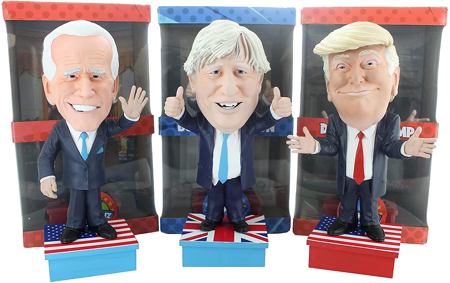 Mimiconz World Leaders - Boris Johnson 20cm Hand-Painted PVC Figurine