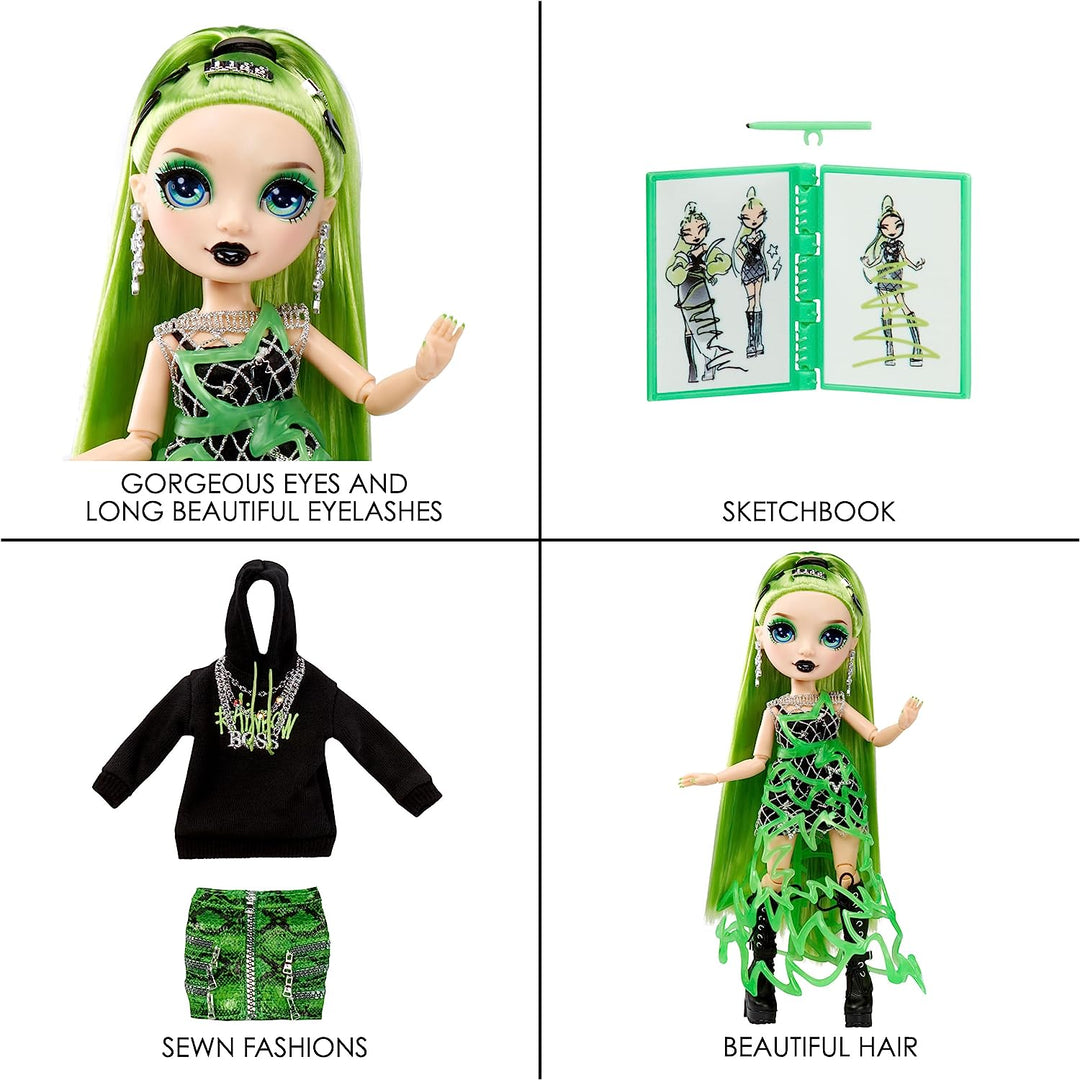 Rainbow High Fantastic Jade Hunter Green Doll Fashion Playset