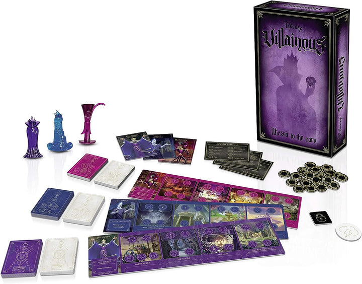 Ravensburger Disney Villainous Wicked to The Core - Strategy Board Game for Kids