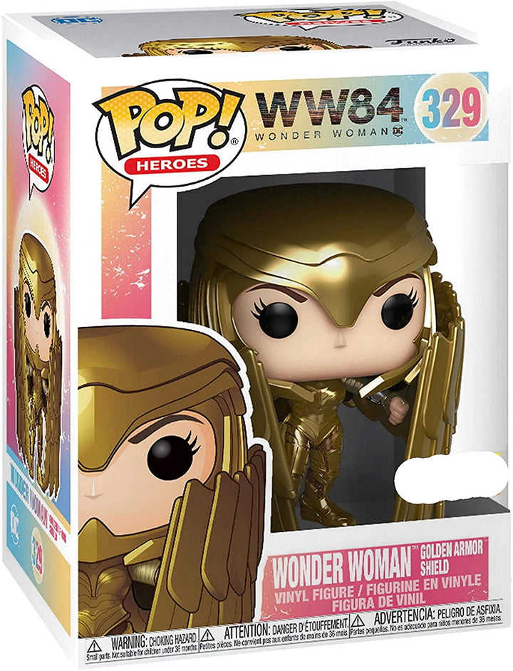 WW84 Wonder Woman Wonder Woman Bouclier d&#39;armure dorée Funko 46659 Pop! Vinyle #329