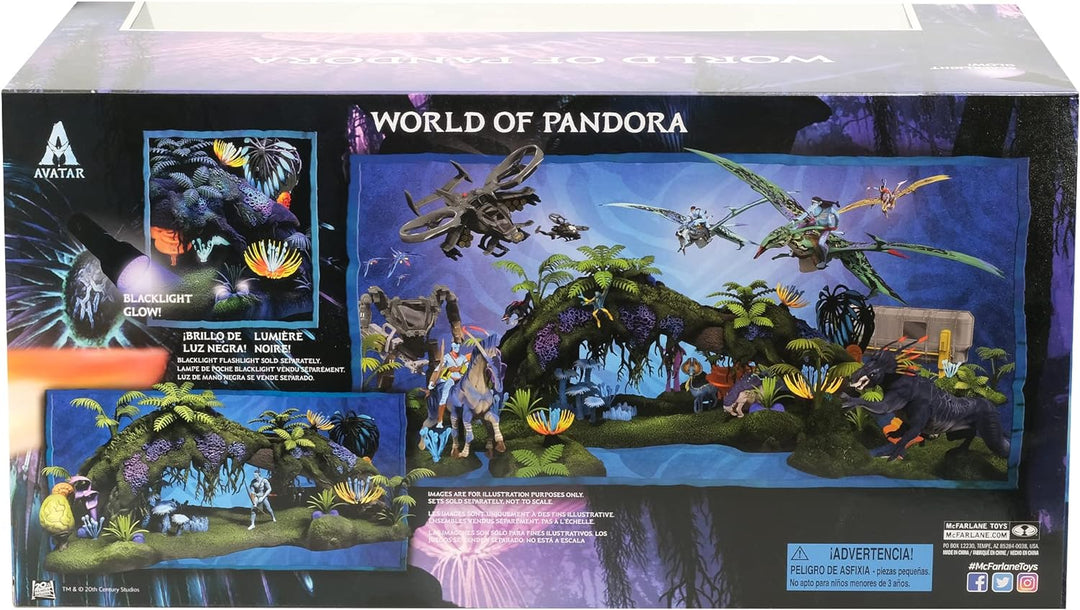 McFarlane Toys - Disney Avatar – World of Pandora Omatikaya Forest Deluxe Movie Figure Set