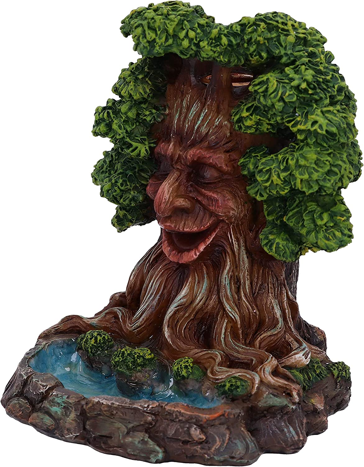Nemesis Now Elder Ember Tree Spirit Green Man Backflow Incense Burner 7