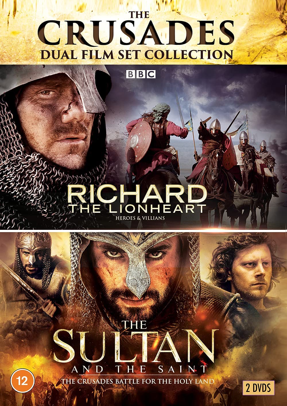 The Crusades - Film Dual Set Collection (Richard the Lionheart / Sultan and the Saint) [DVD]