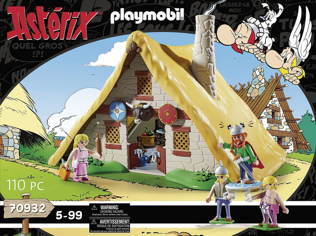 PLAYMOBIL Asterix 70932 Hut of Vitalstatistix, Toy for Children Ages 5+