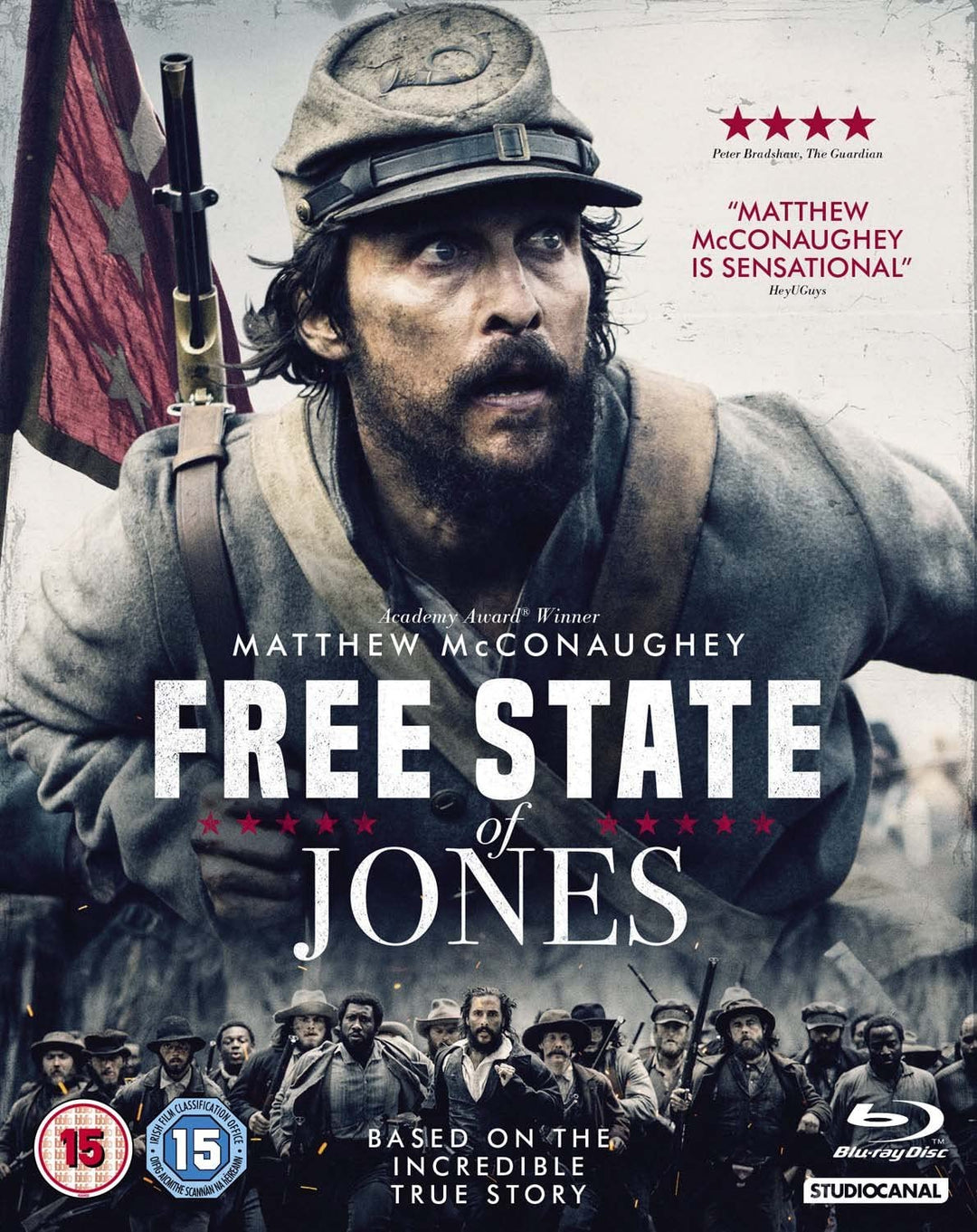 Free State of Jones [2016] - War/Drama [Blu-ray]