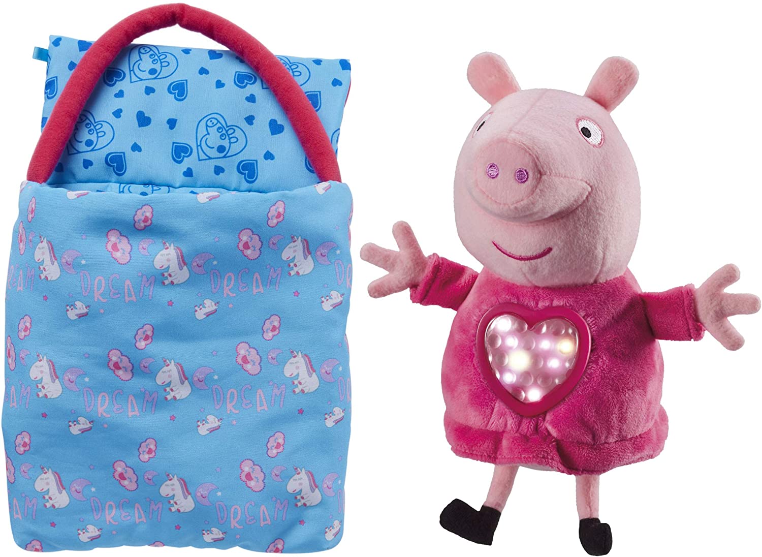 Peppa Pig Sleepover Plush Toy - Musical Night-Light with Sleeping Bag 4