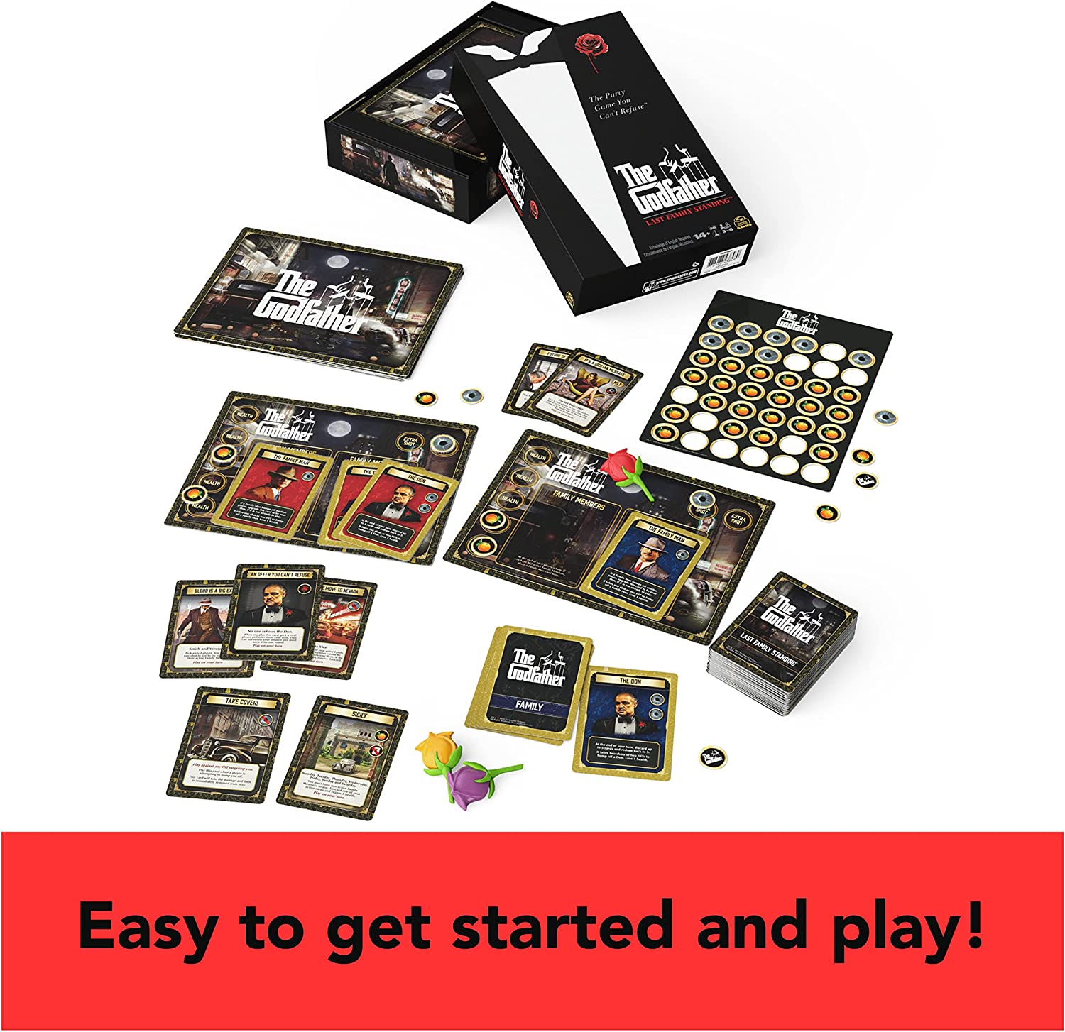 Spin Master The Godfather Last Family Standing Board Game 3