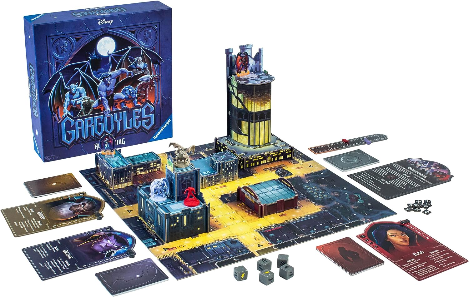 Ravensburger Disney Gargoyles Immersive Family Strategy Board Game