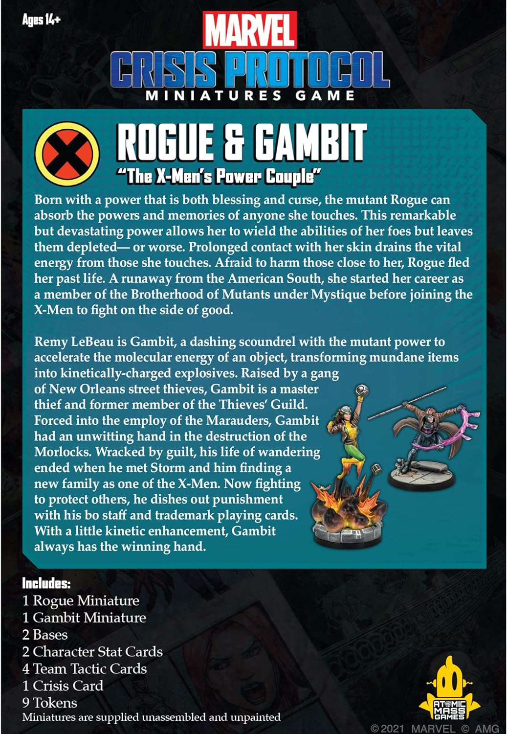 Atomic Mass Games | Colossus and Magik: Marvel Crisis Protocol | Miniatures Game