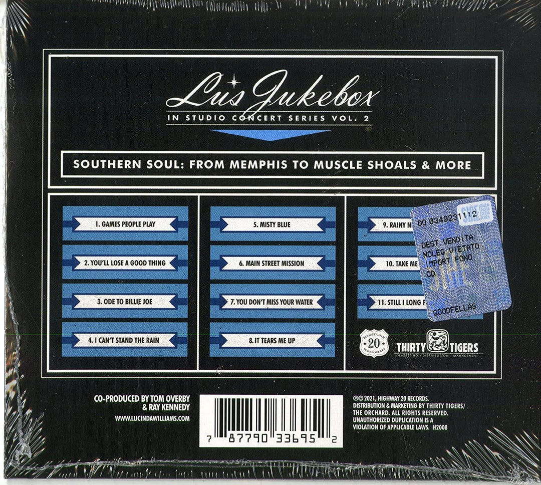 Lucinda Williams - Southern Soul: From Memphis To Muscle Shoals [Audio CD]