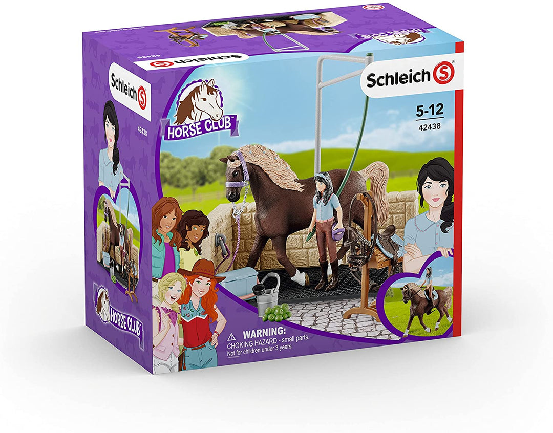 Schleich Horse Club 42438 Washing area with Horse Club Emily & Luna