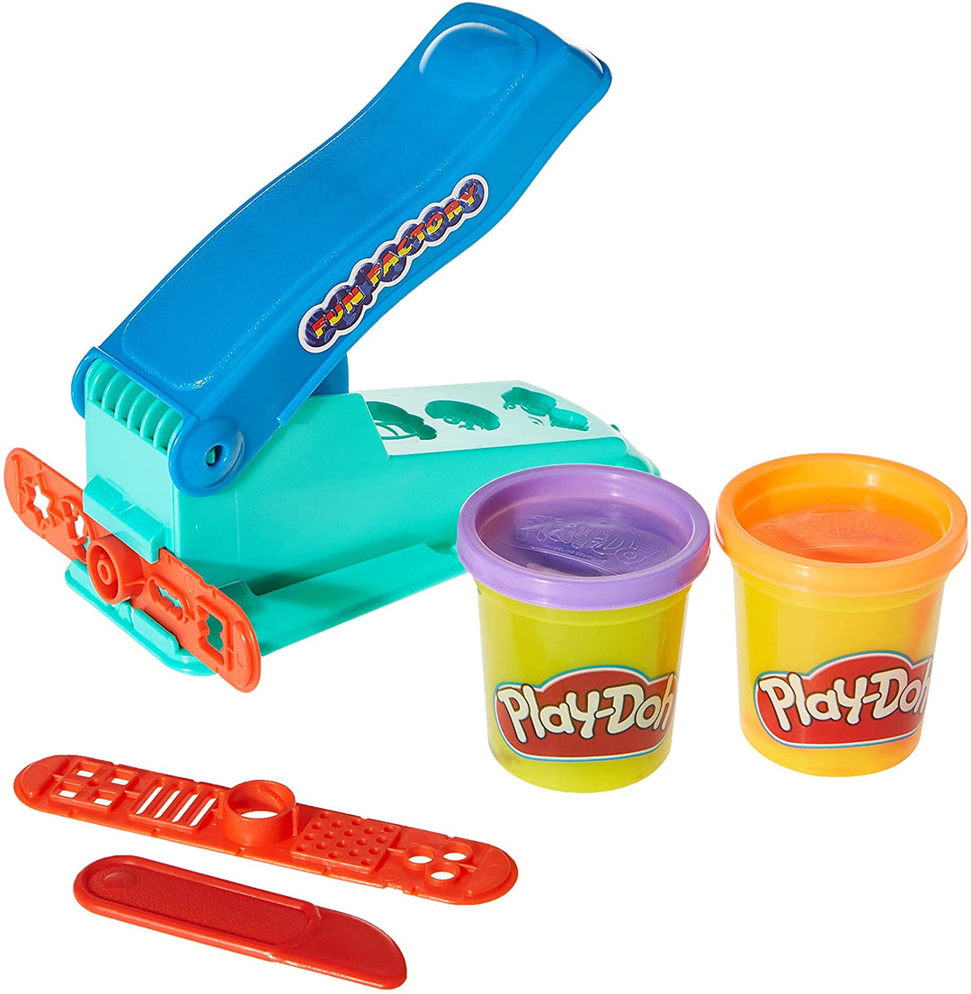 Máquina para hacer formas Play-Doh Basic Fun Factory con 2 colores no tóxicos