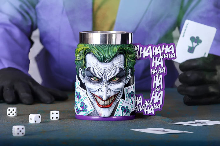 Nemesis Now Officially Licensed The Joker Tankard, Purple, 15.5cm, Resin