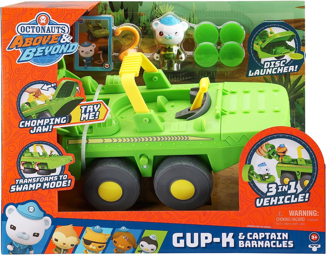 Octonauts Above & Beyond Gup-K & Captain Barnacle Swamp Speeder