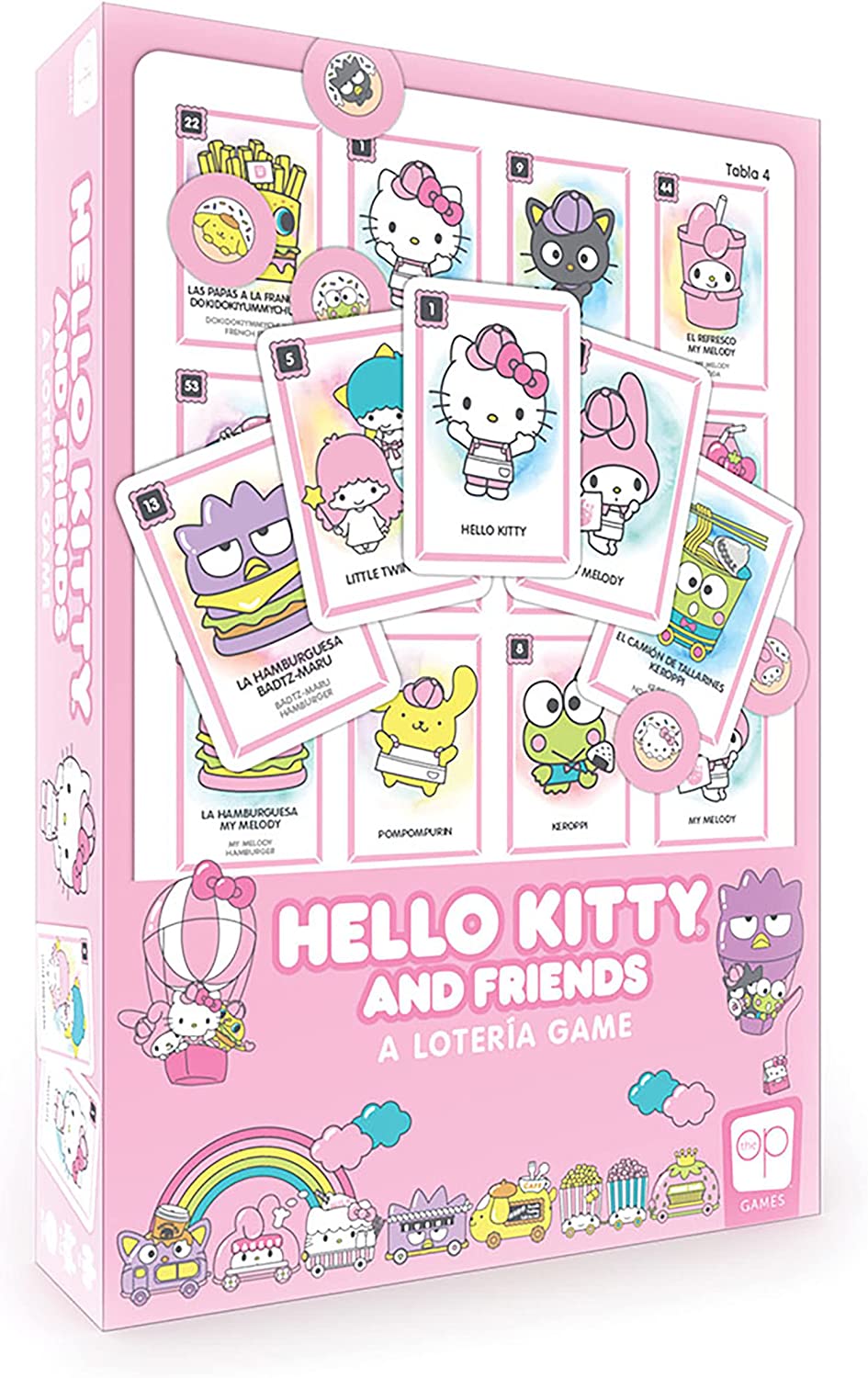 Hello Kitty® and Friends Loteria|Traditional Loteria Mexicana Game of Chance|Bingo Style Game Featuring Custom Artwork & Illustrations from Hello Kitty|Inspired by Spanish Words & Mexican Culture