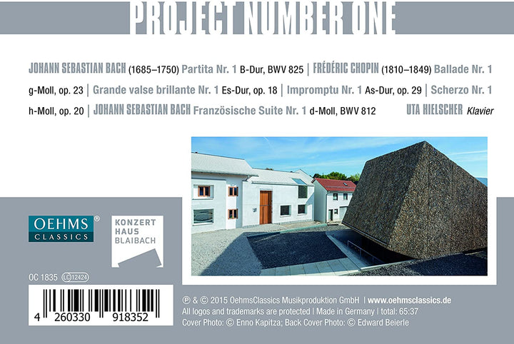 Project Number One [Uta Hielscher] [OEHMS CLASSICS: OC1835] [Audio CD]