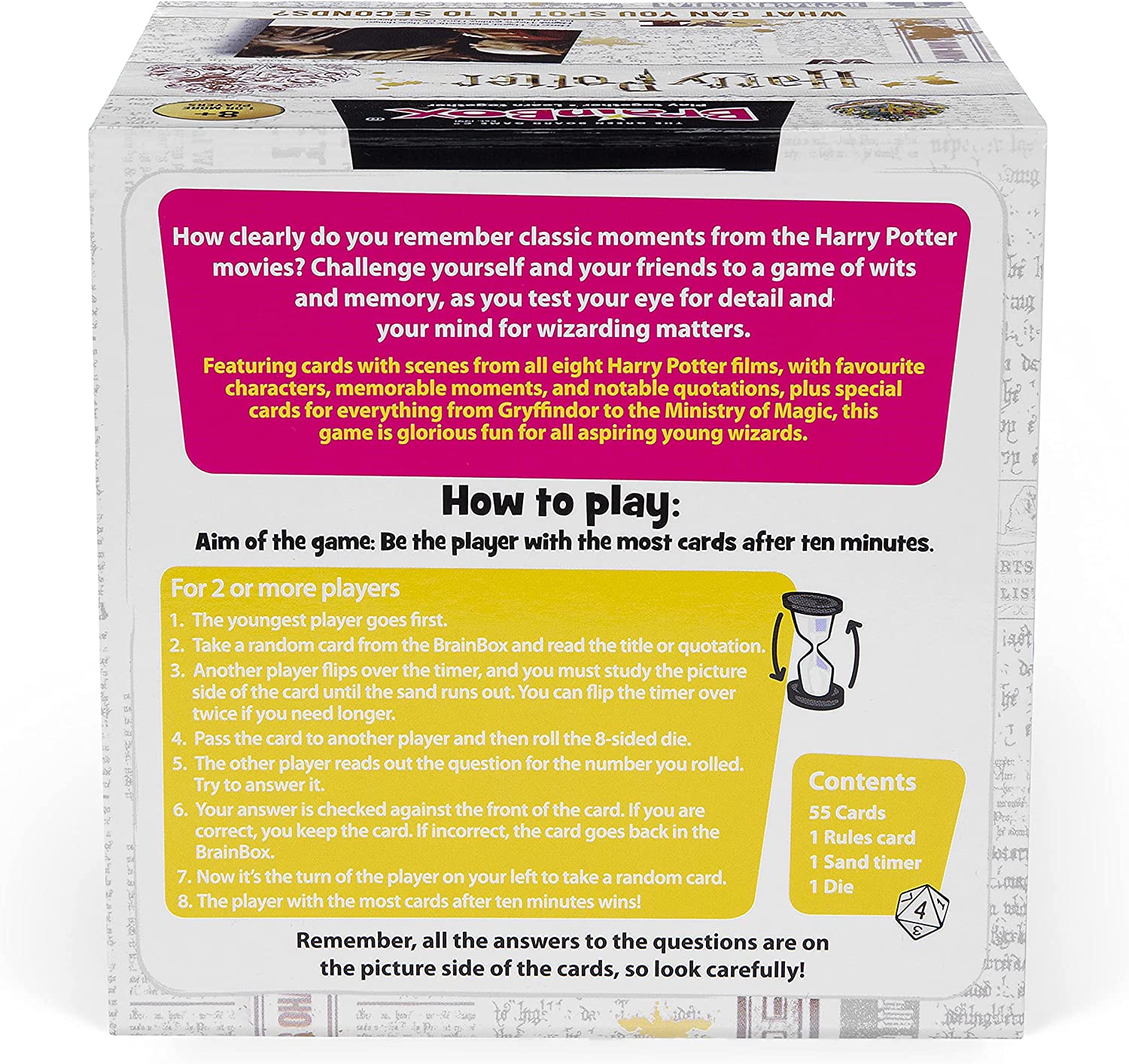 BrainBox Harry Potter Card Game 3