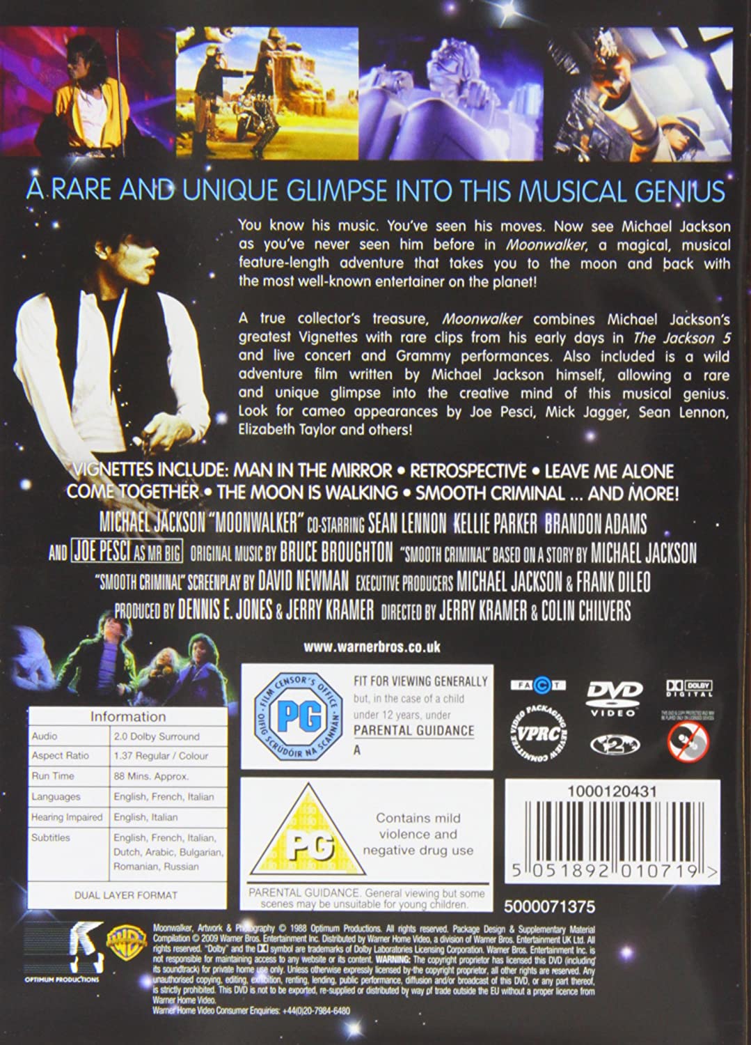 Moonwalker (1988) - Musical-Musik-DVD
