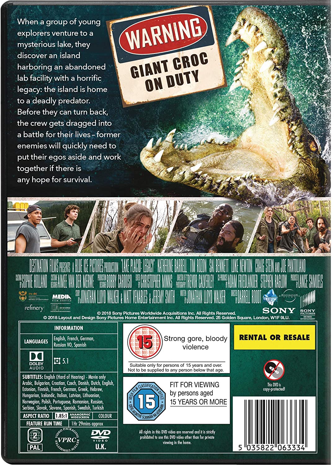 Lake Placid: Legacy – Horror [DVD]