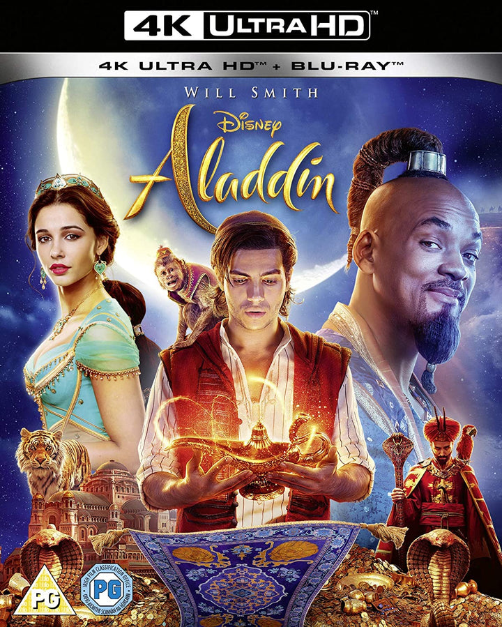 Disney's Aladdin Live Action [4K UHD + Blu-ray] [2019] [Region Free] [Blu-ray]