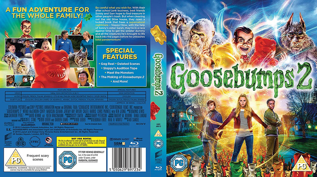 Goosebumps 2 - Horror/Fantasy [Blu-ray]